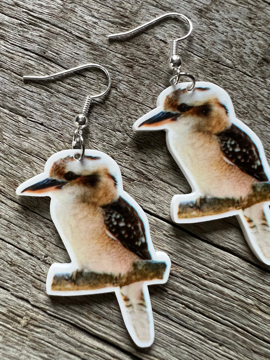 Kookaburra Bird Earrings