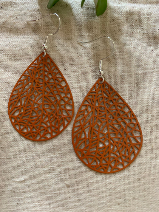 Rust Brown Alaska Filigree