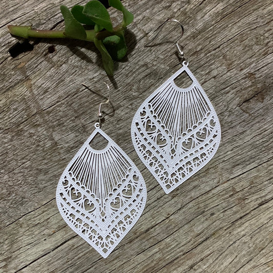Pure White Samantha Filigree