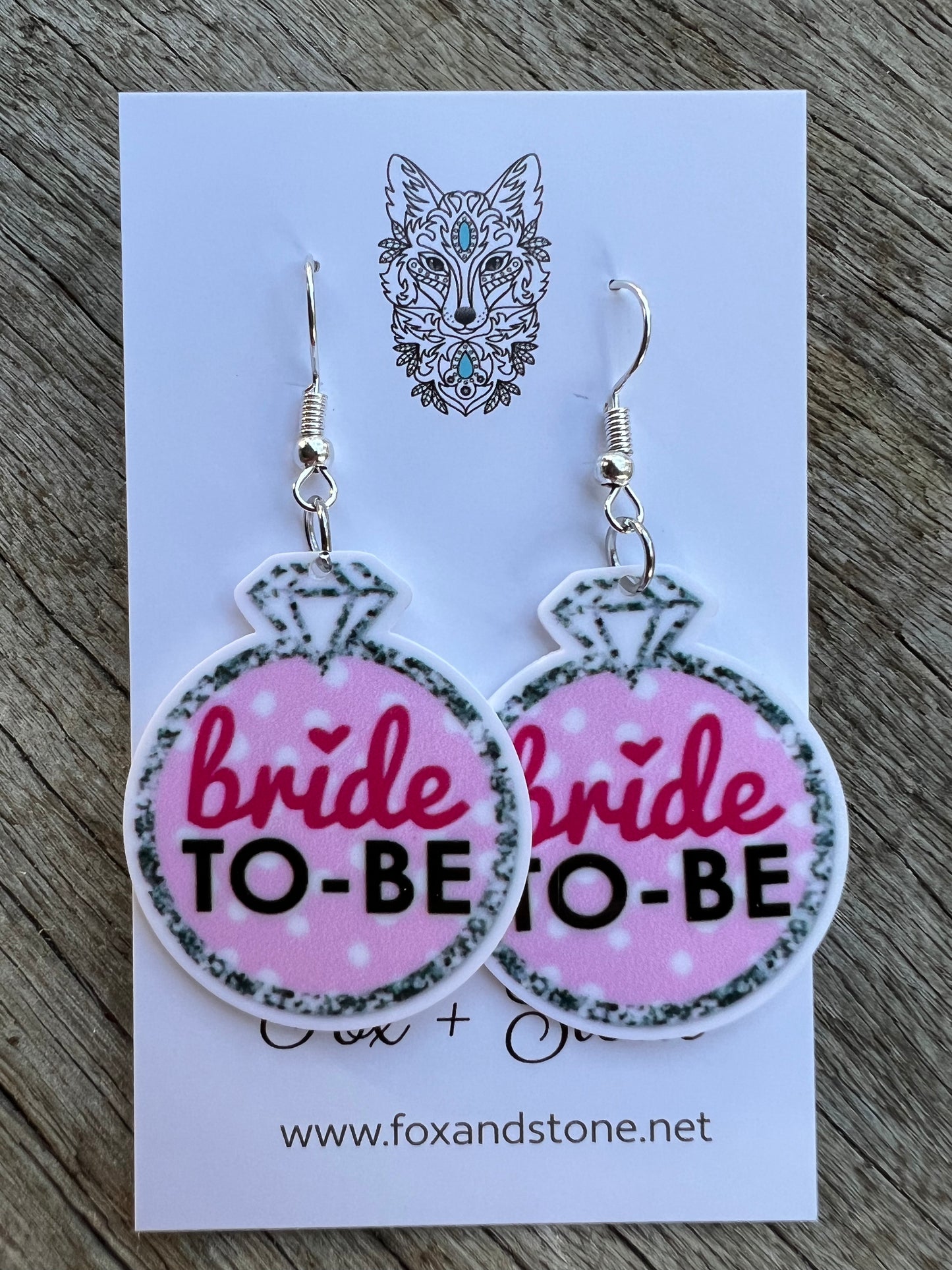 Bride To Be Earrings