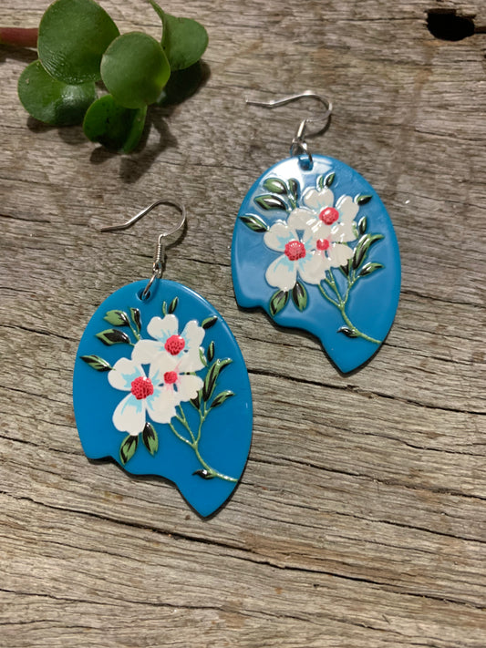 Paint Me Blue Earrings