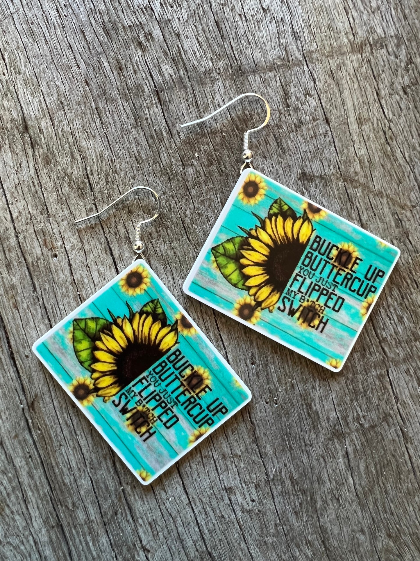 Buckle Up Buttercup Earrings