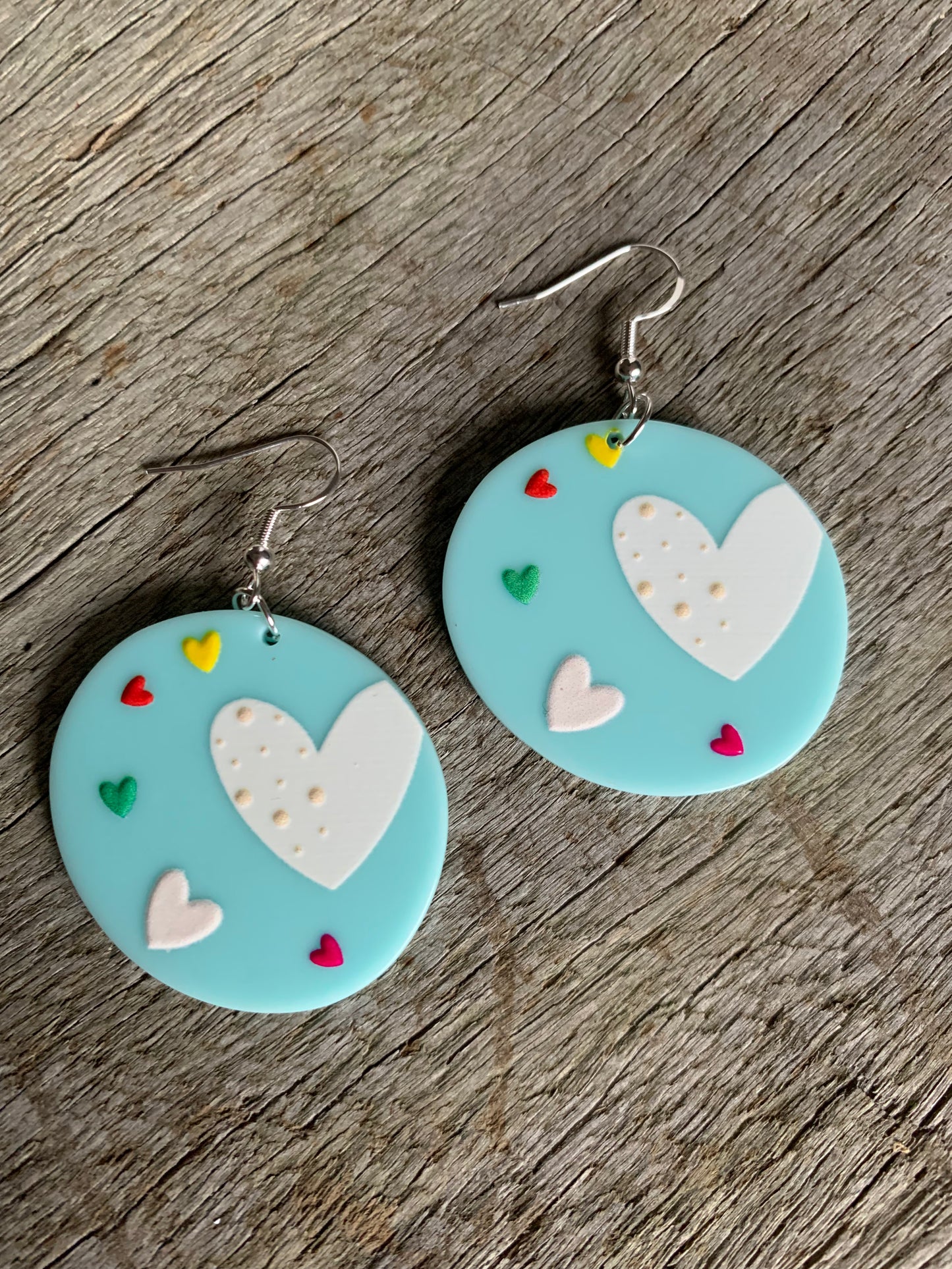 Blue Love Earrings