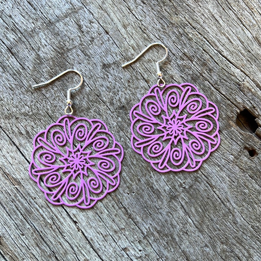 Mauve Purple Harlow Filigree
