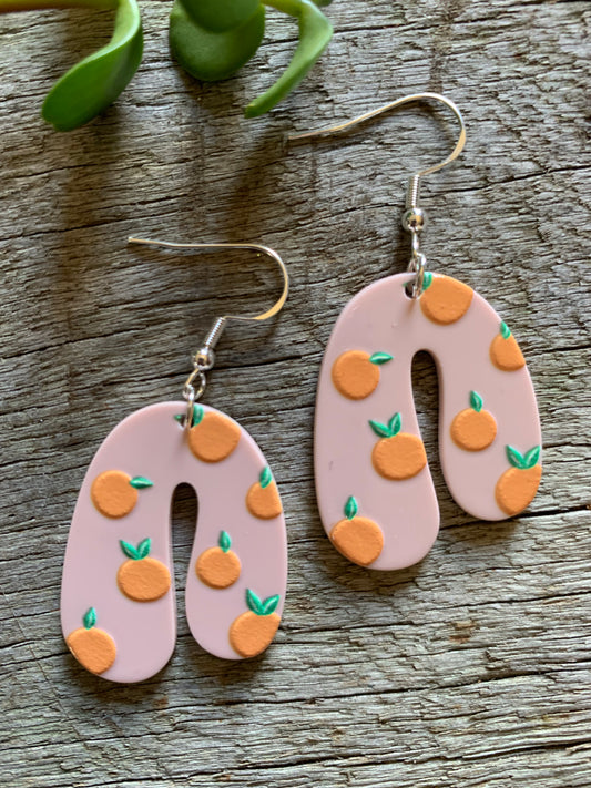 Peach Love Earrings