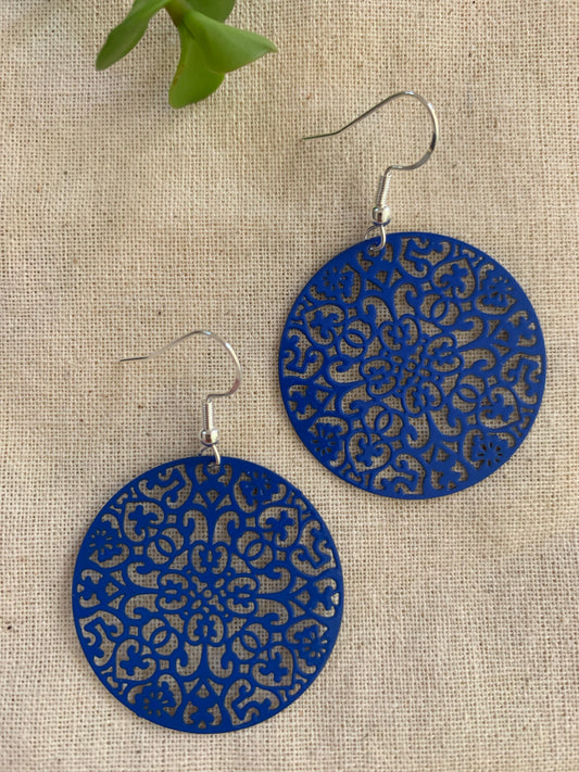Deep Blue Evie Filigree
