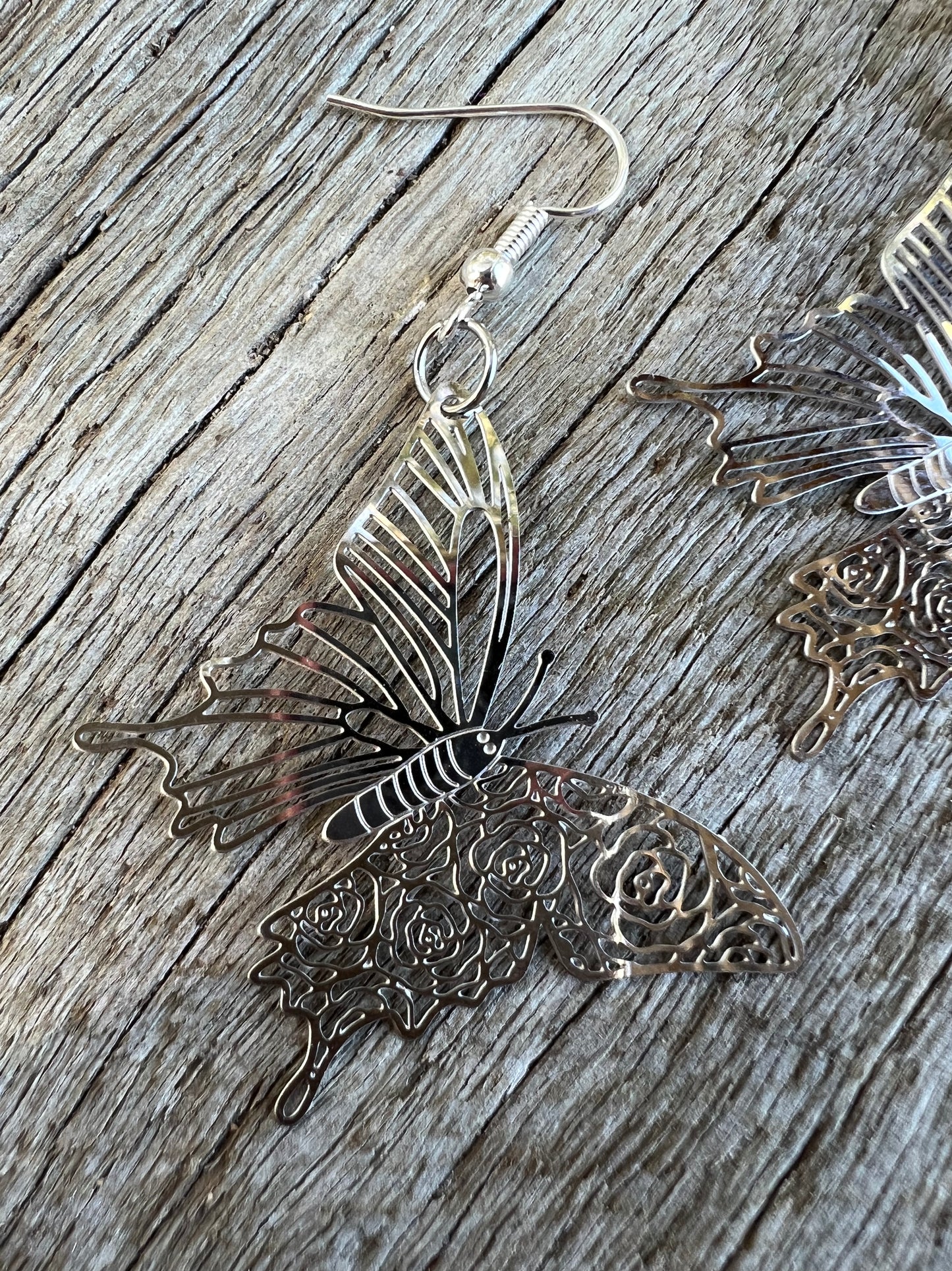 Silvy Butterfly Filigree Earrings
