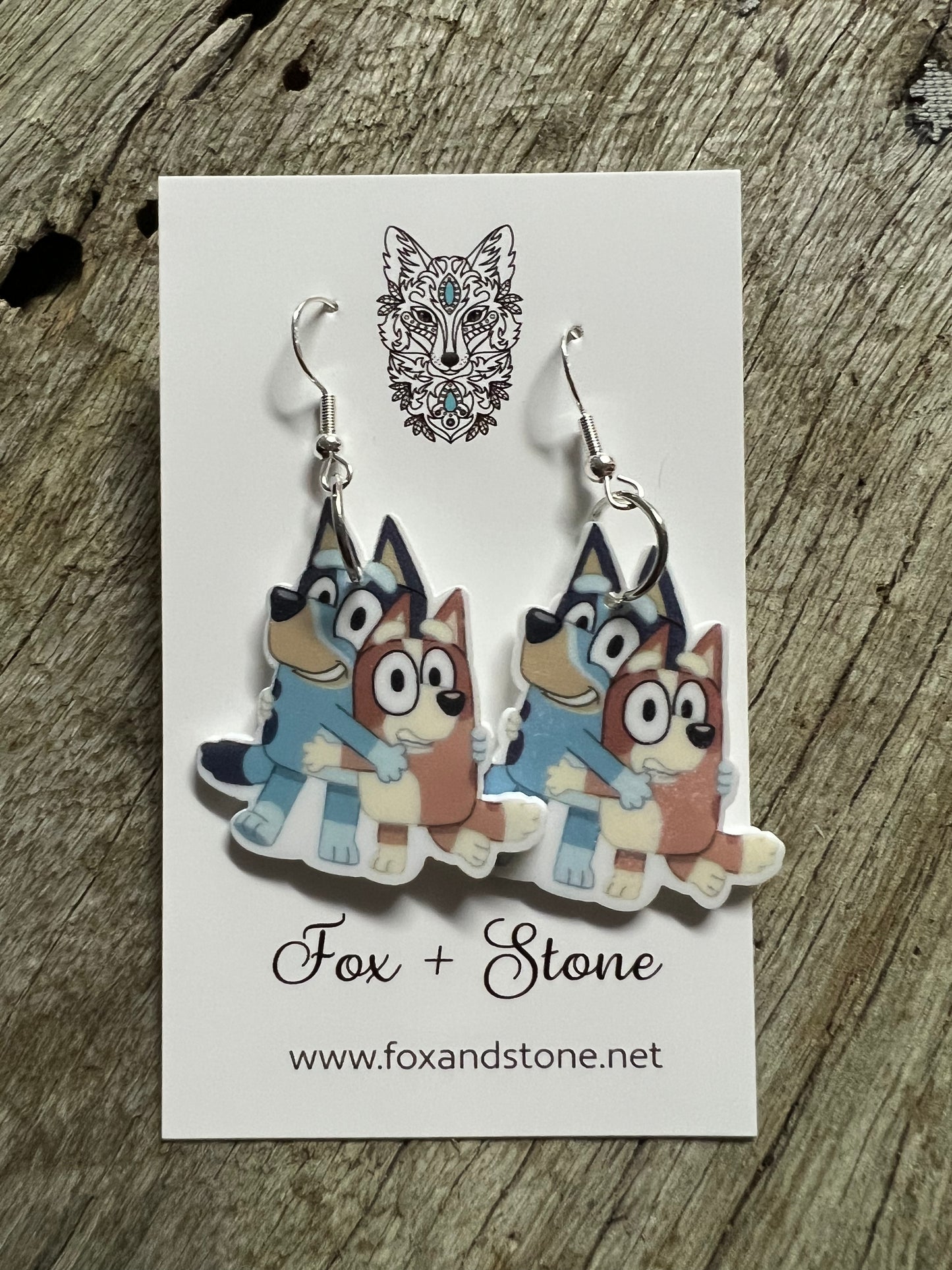 B L U E Y 2 Dangle Earrings