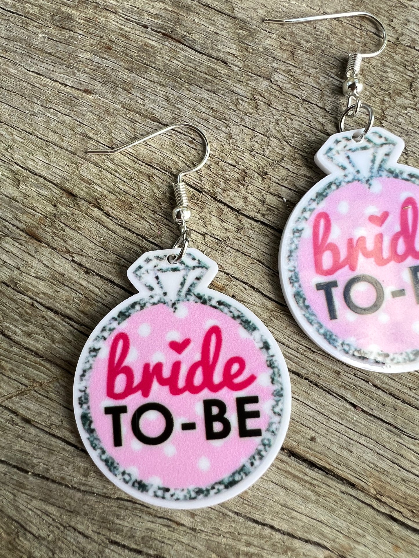 Bride To Be Earrings
