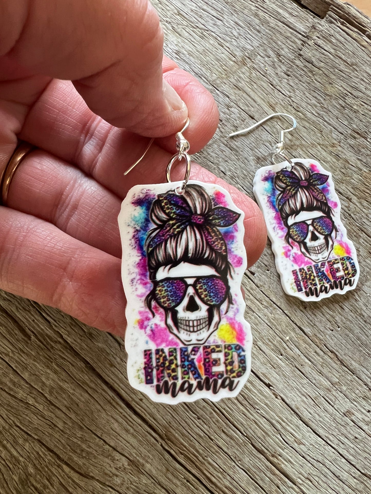 Inked Mama Splash Earrings