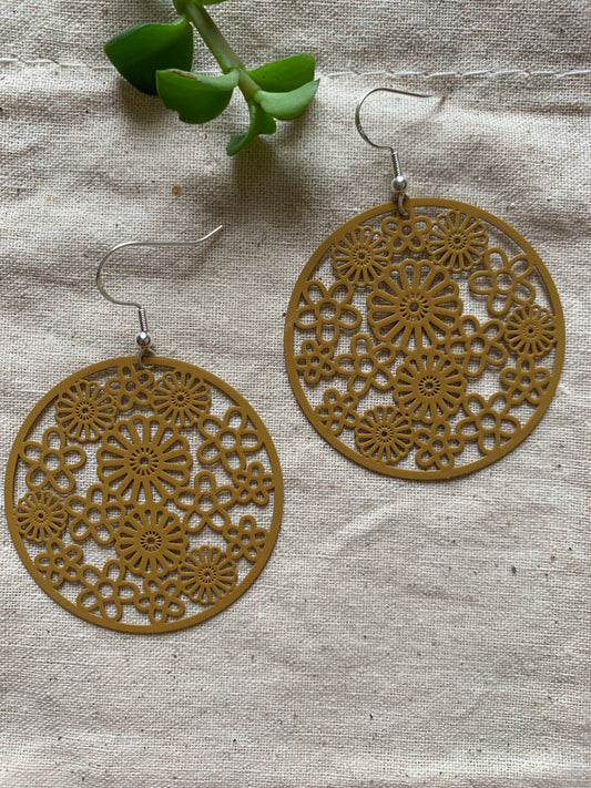 Mustard Yellow Monique Filigree