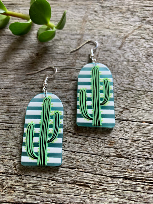 Cactus Arch Earrings