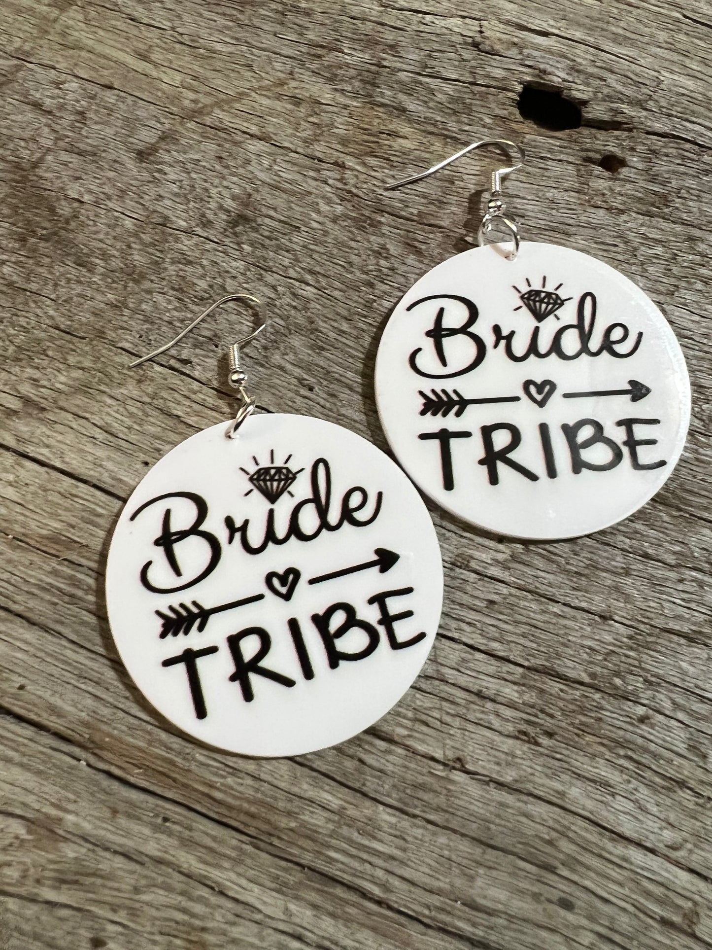 Bride Tribe Resin Earrings