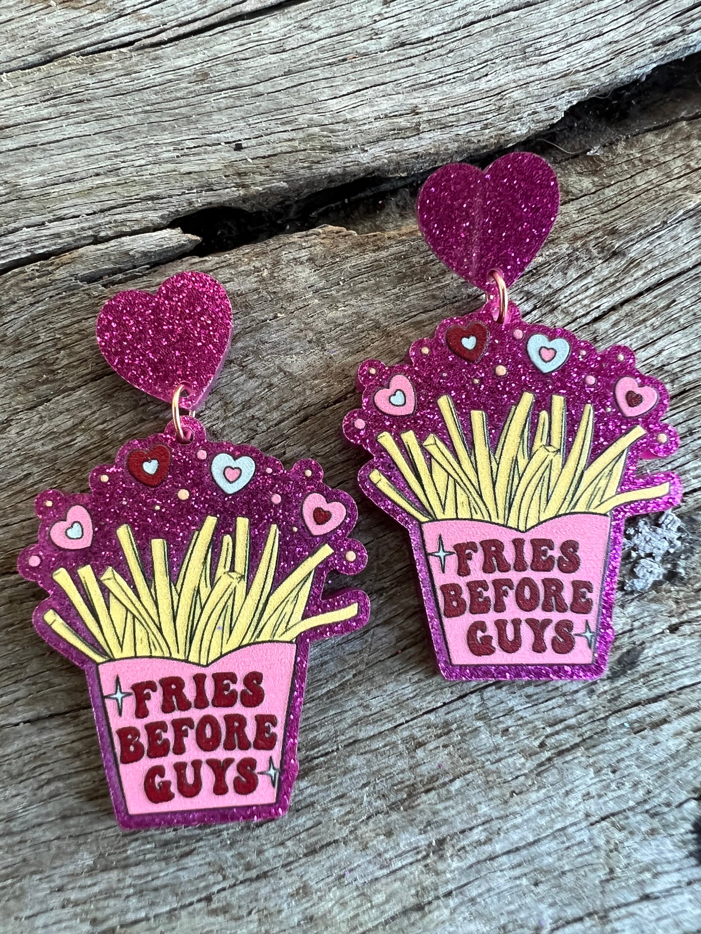 Fries Before Guys Earrings