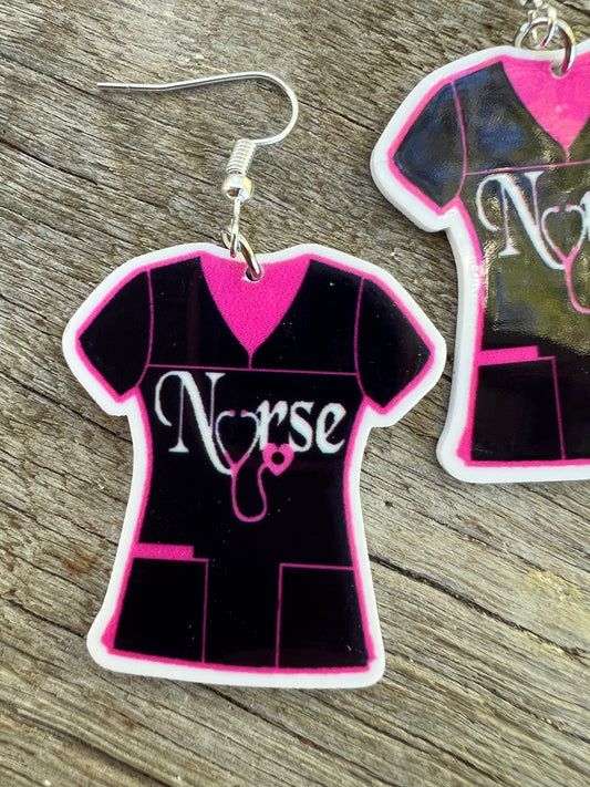 Nurse Smock Earrings