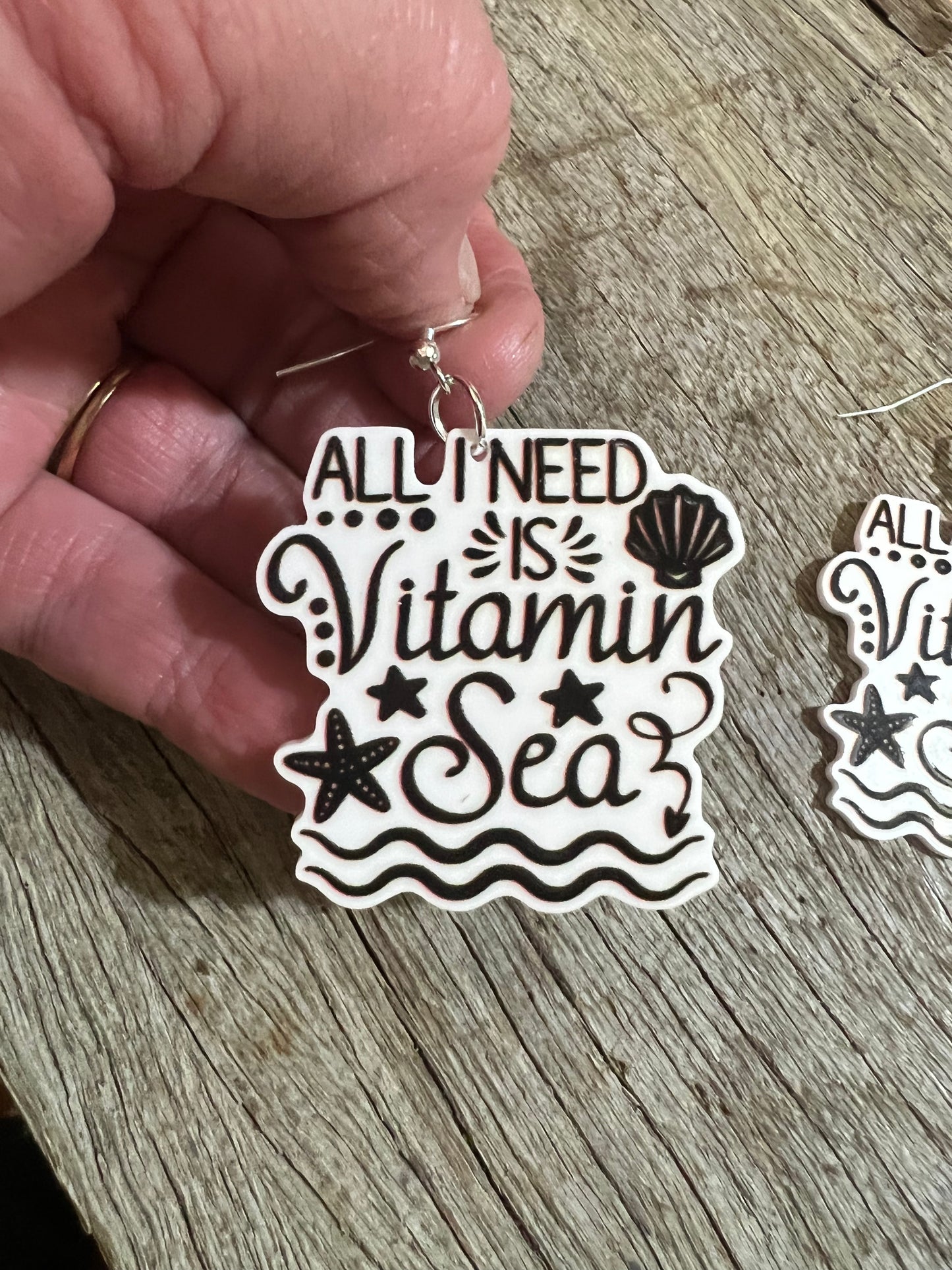 All I Need Vitamin Sea Earrings