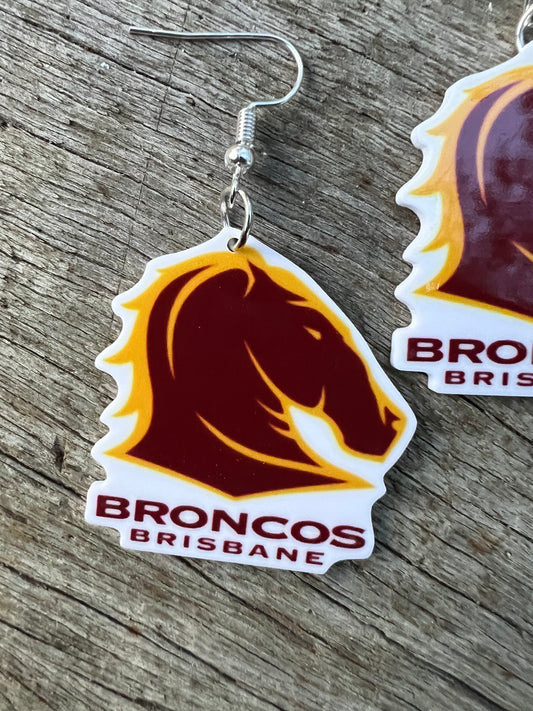 Brisbane Broncos Earrings