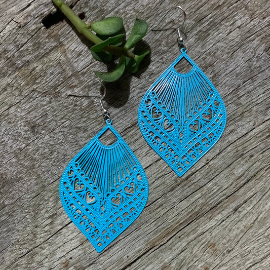Aqua Blue Samantha Filigree
