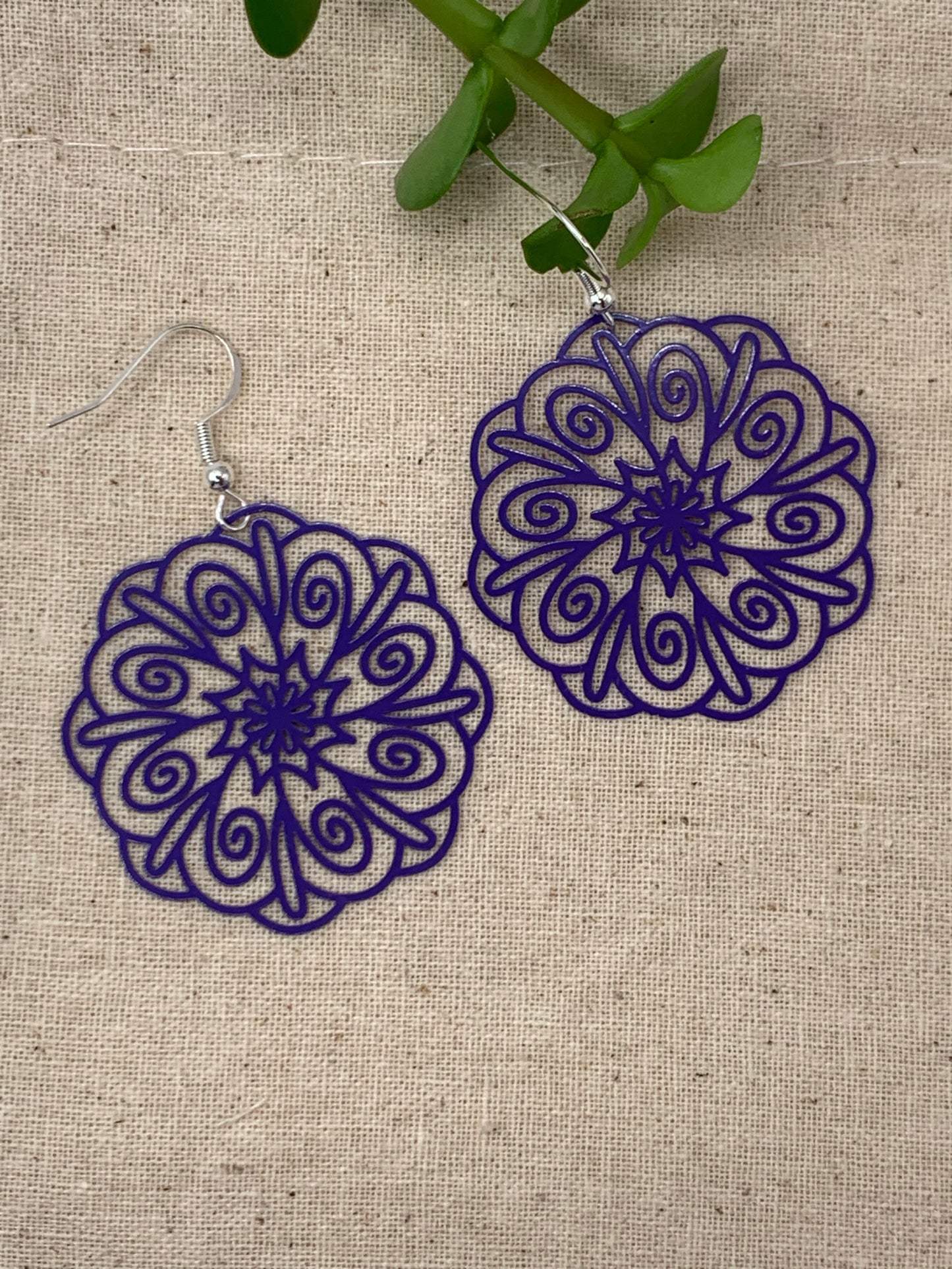 Dark Purple Harlow Filigree