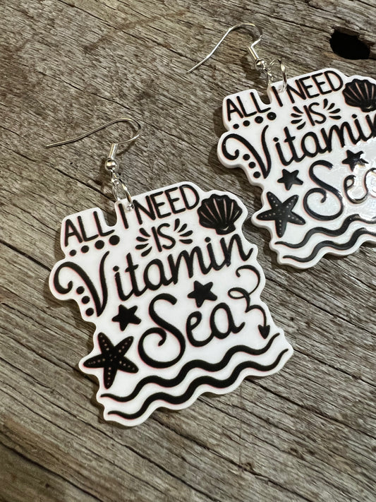 All I Need Vitamin Sea Earrings