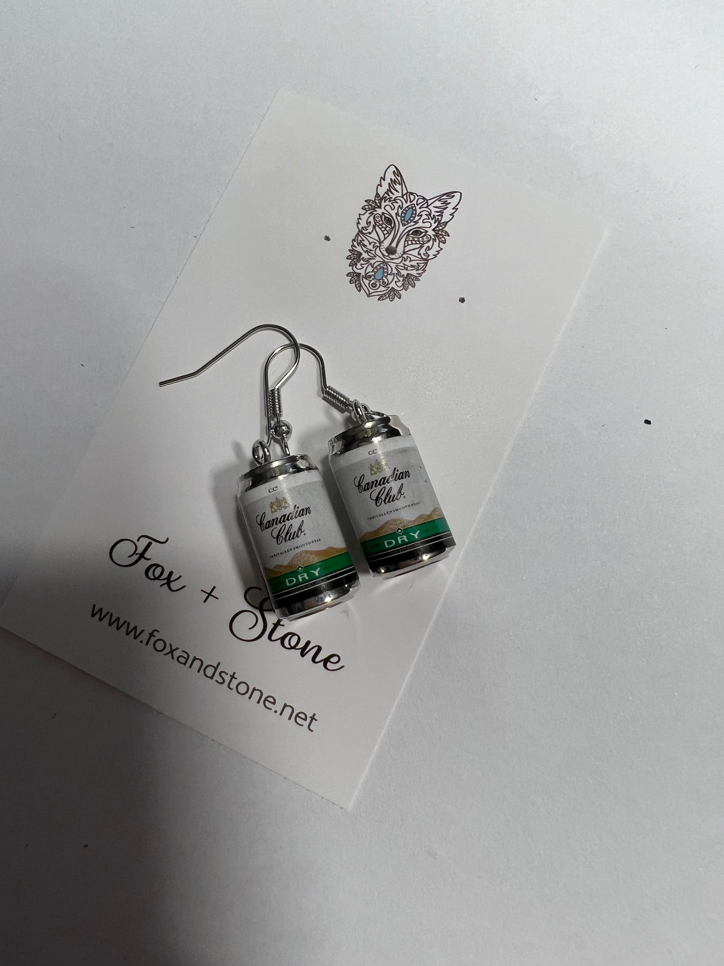 Canadian Club Cans Earrings