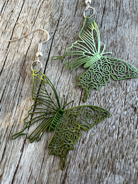 Maisy Butterfly Filigree Earrings