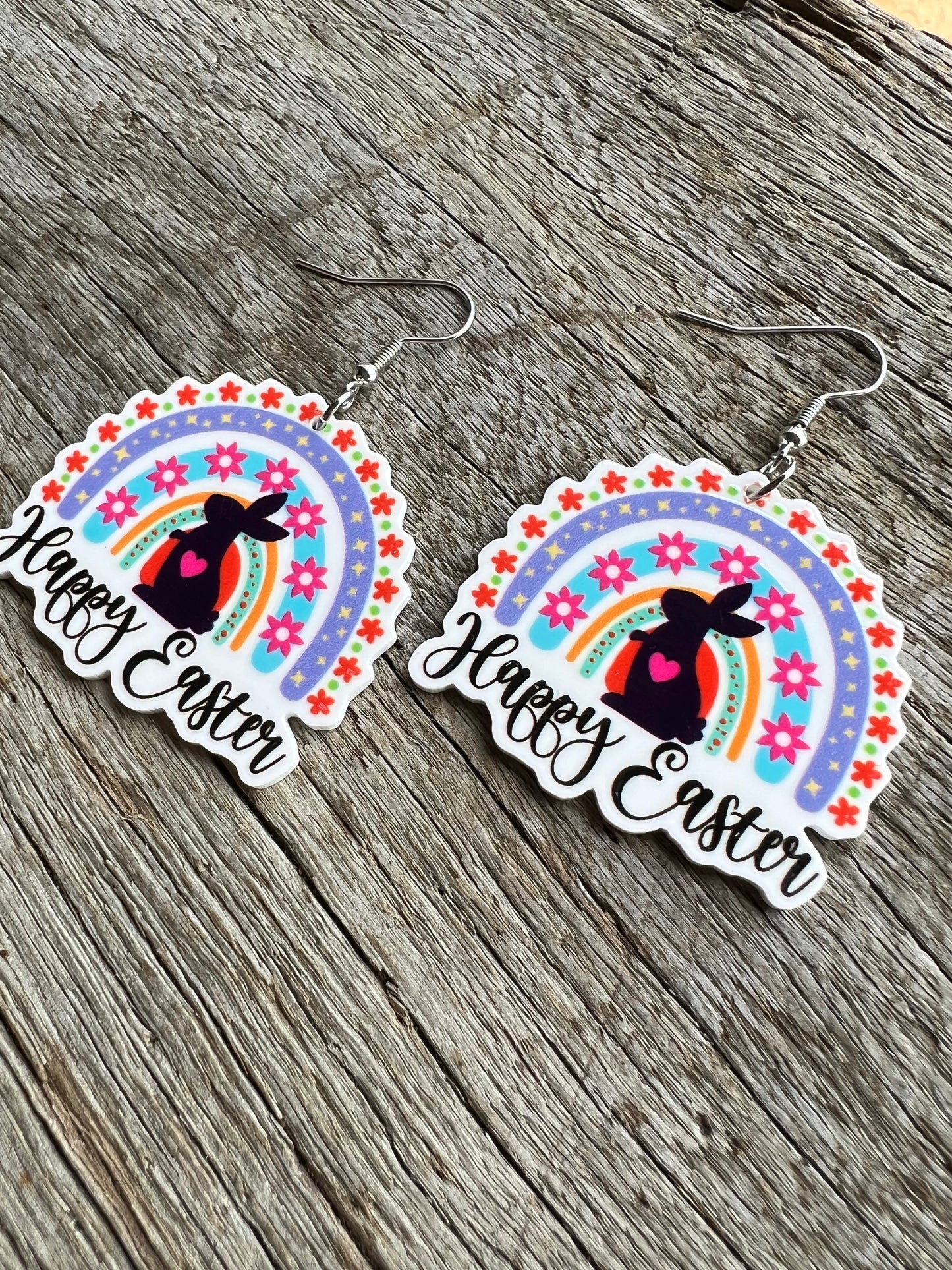 Happy Easter Arch Earrings