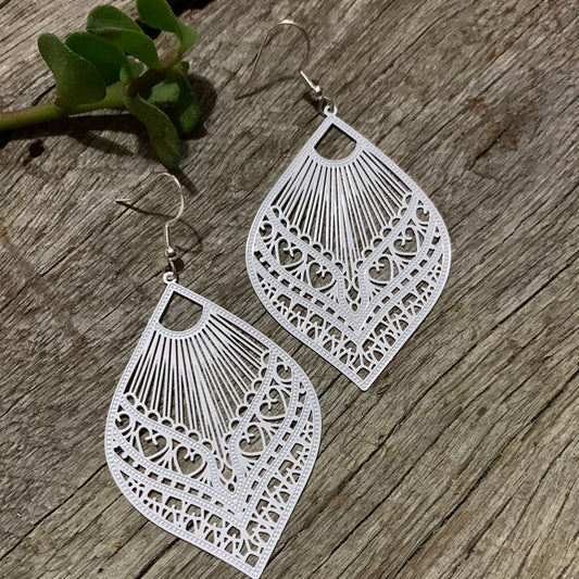 Pure White Samantha Filigree
