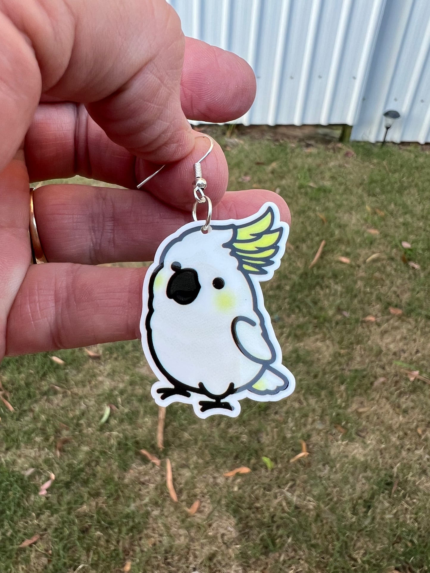 Baby Cockatoo Earrings