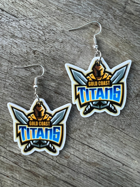 Gold Coast Titans Earrings