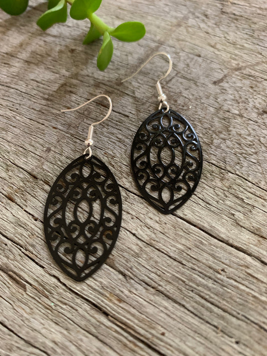 Midnight Black Ella Filigree