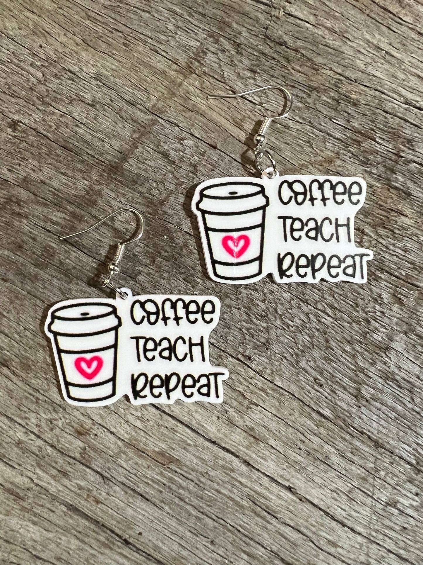 Coffee and Teach Earrings