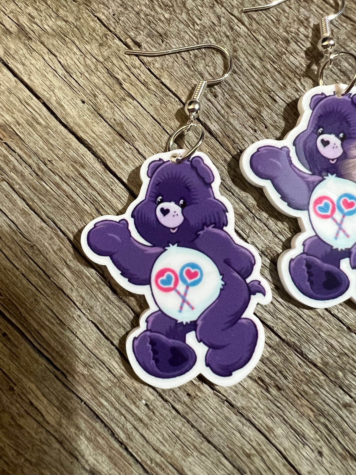 Lollipop Bear Plannar Earrings