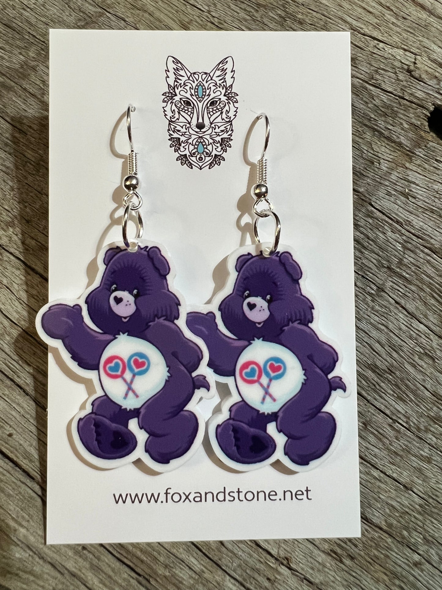 Lollipop Bear Plannar Earrings