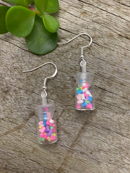 Mixed Lollies Jar Earrings