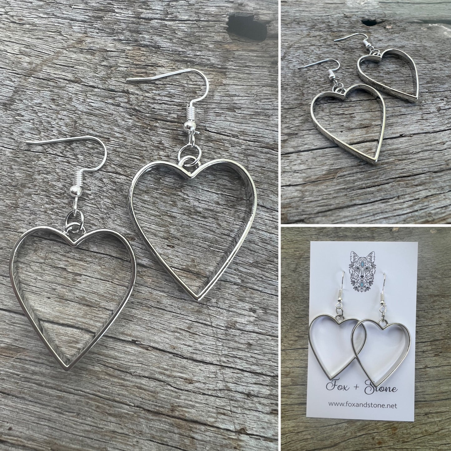 Stylish + Chic Heart Dangles