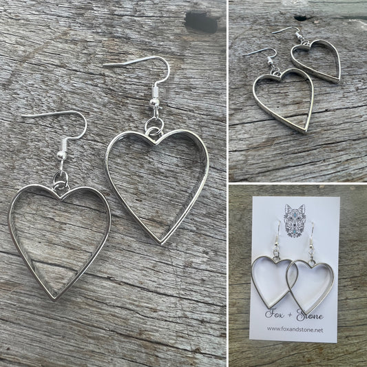 Stylish + Chic Heart Dangles
