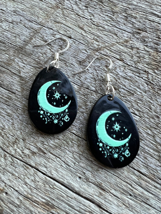 Gemini Moon Earrings