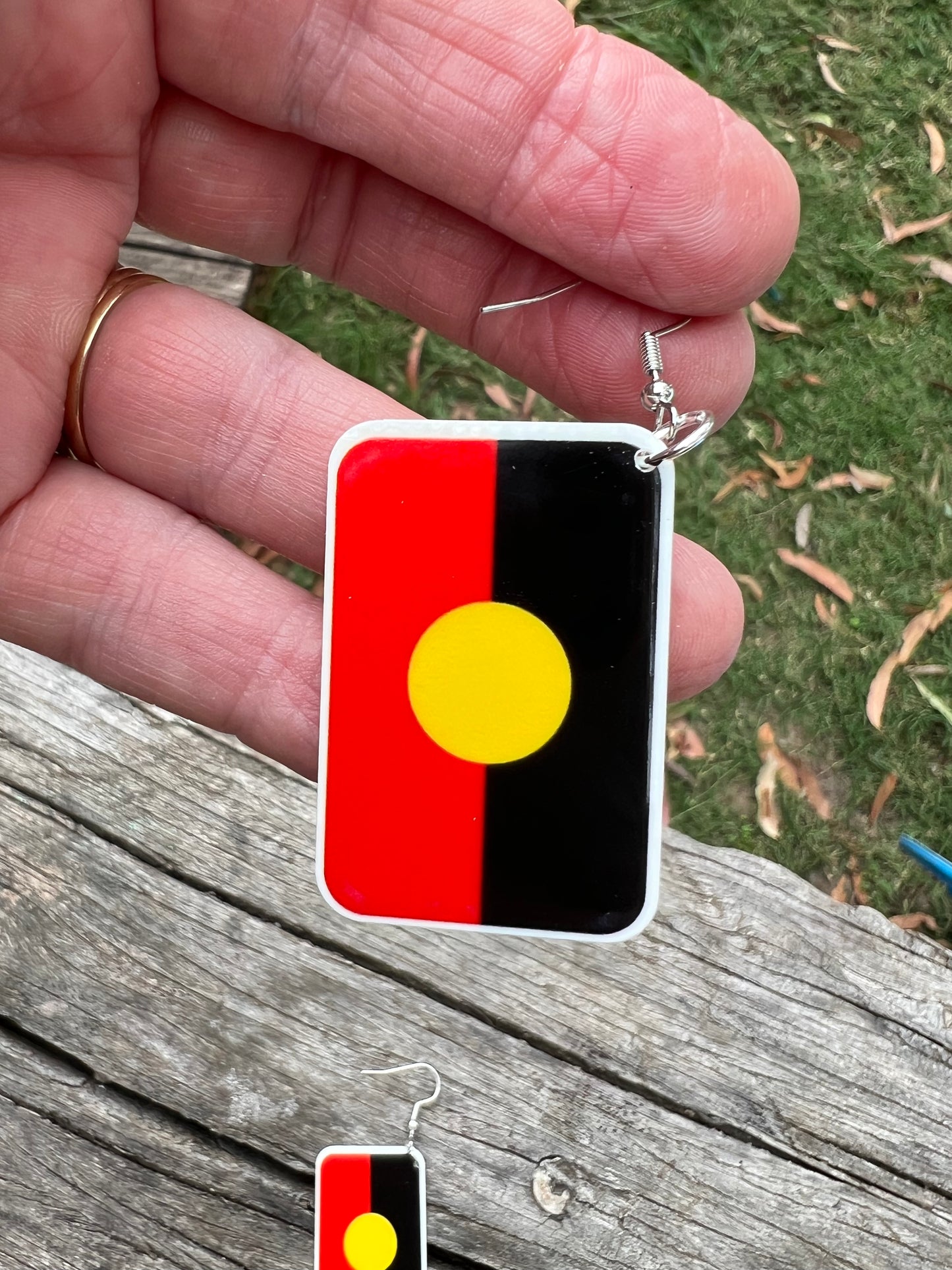 Indigenous Flag Earrings