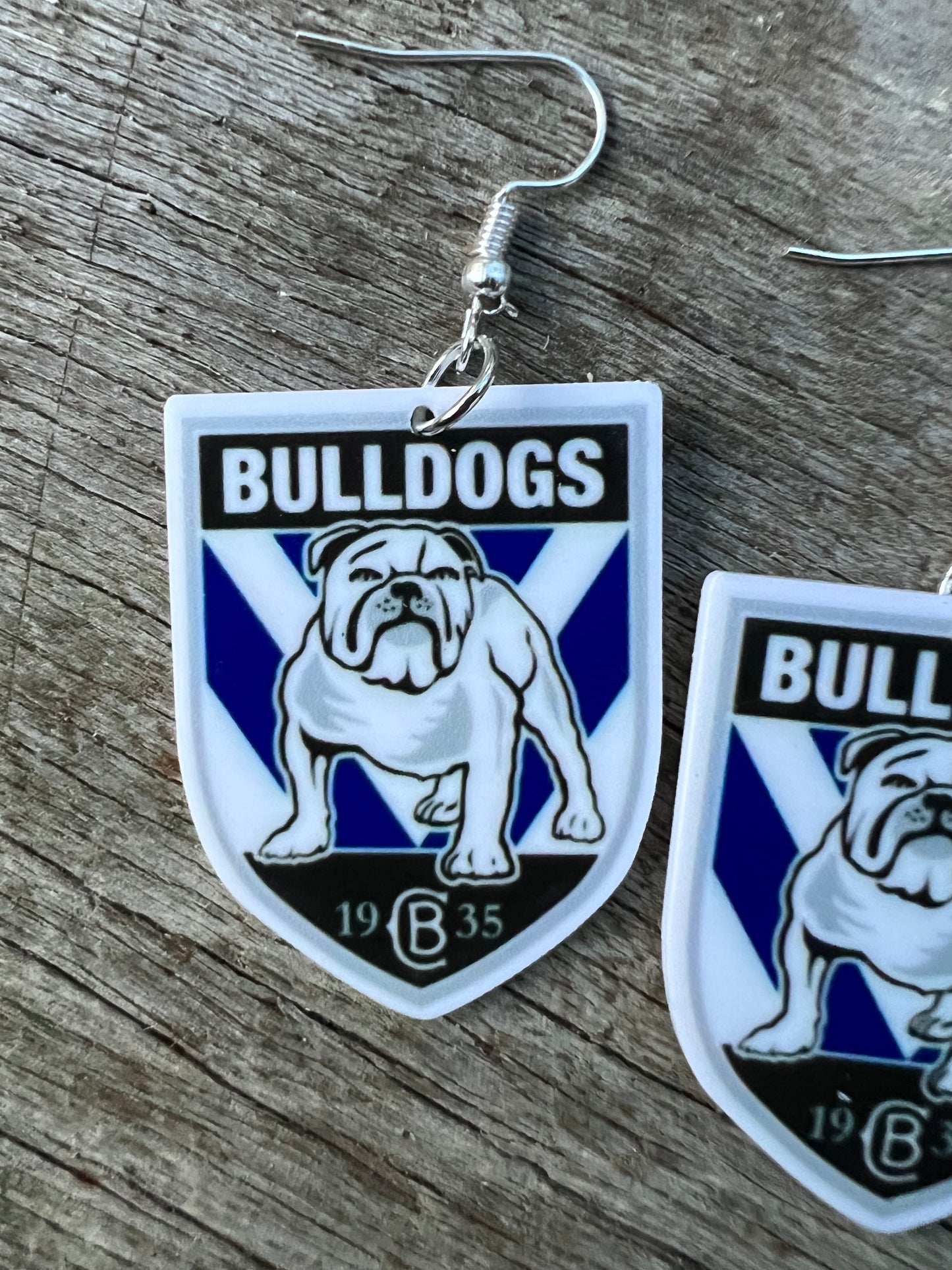 Canterbury Bankstown Bulldogs Earrings