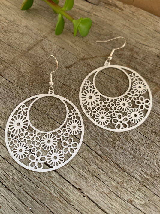 White Natasha Filigree