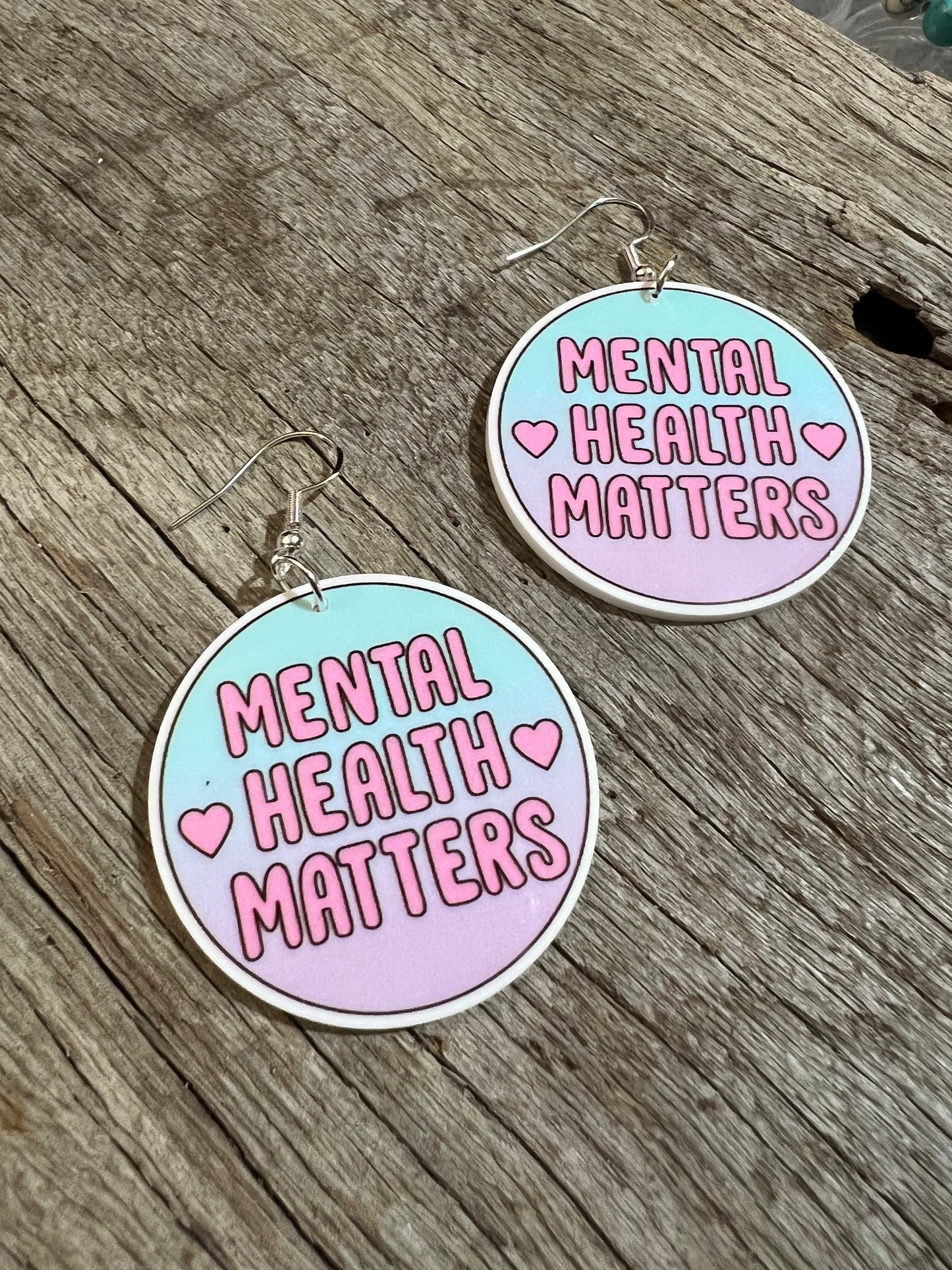 Mental Health Matters Resin Earrings