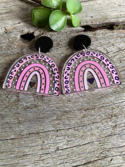 Love Rainbow Arch Earrings