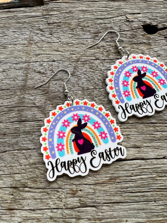 Happy Easter Arch Earrings