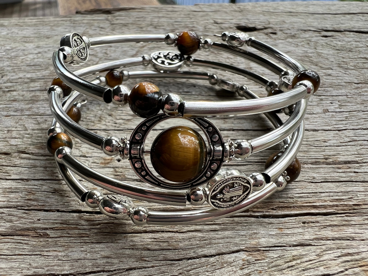 Tigers Eye Wrap Bracelet