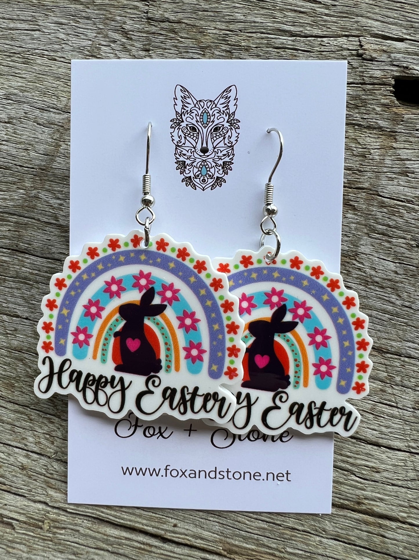 Happy Easter Arch Earrings