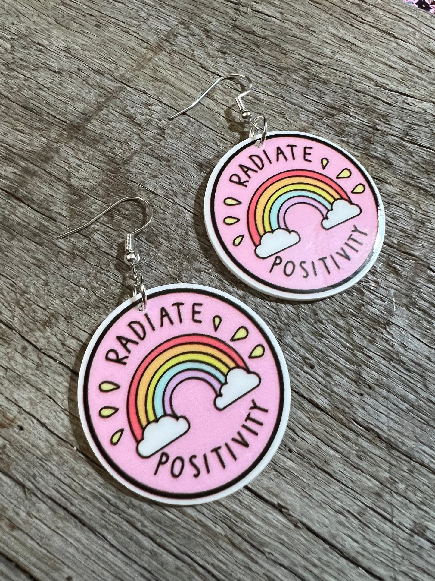 Pink Radiate Positivity Earrings