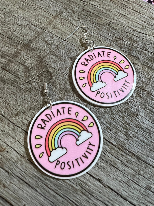 Pink Radiate Positivity Earrings
