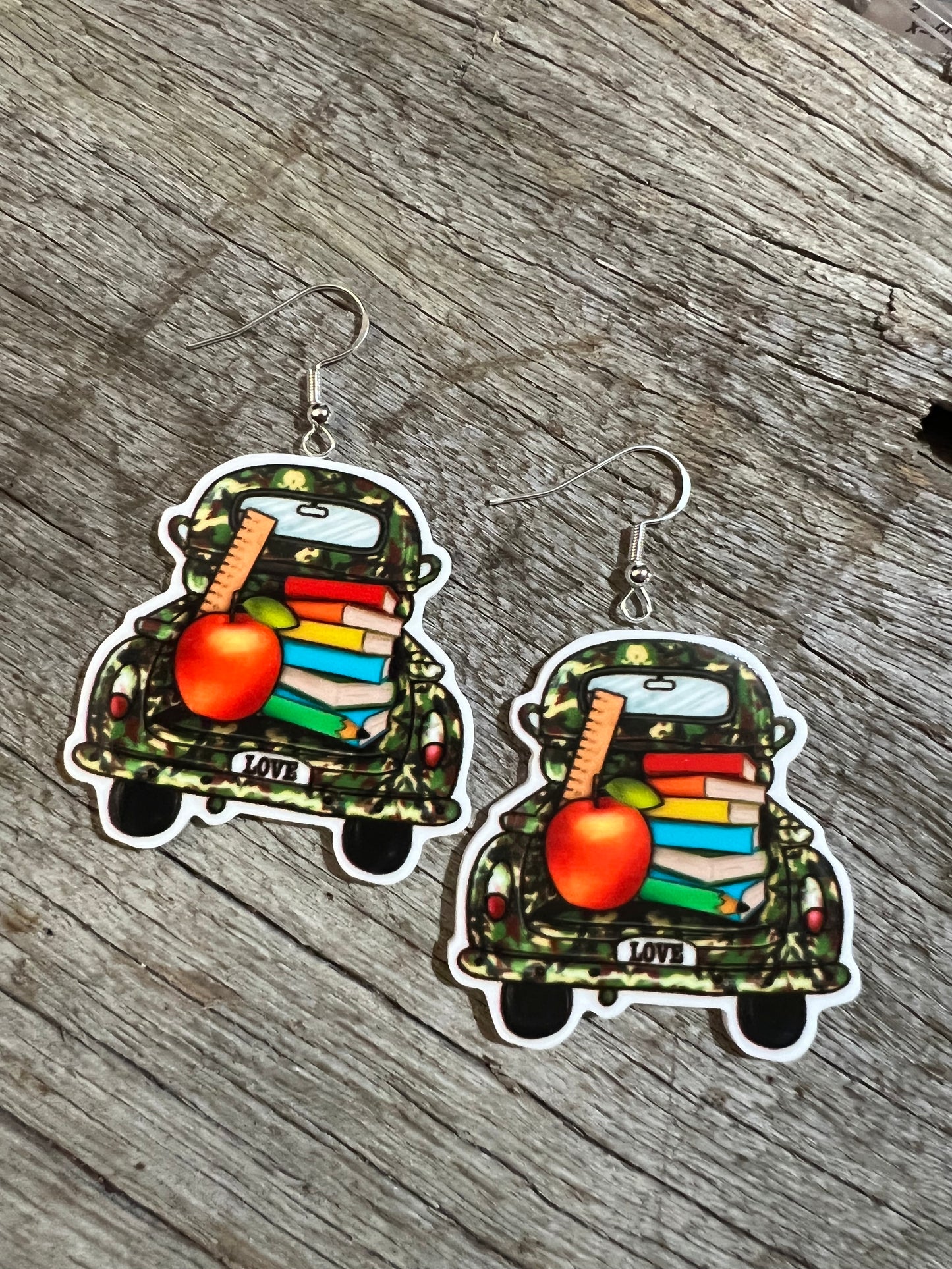 Teacher Teacher Resin Earrings