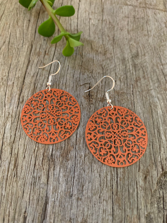 Rusty Brown Evie Filigree